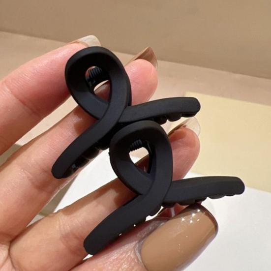 1/2 шт. Пластиковые заколки-крабы для волос с нескользящим надежным захватом, матовые цветные, с переплетающимися зубцами, зажим для волос, аксессуары для волос