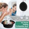 Xmart India Силиконовая складная миска для лица со льдом и лотком для льда, Basin для ледяной ванны лица для криотерапии, Подтяжка кожи, Без BPA, Можно мыть в посудомоечной машине