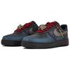 Nike Nike Air Force 1 Нескользящие Устойчивые к истиранию Низкие Кеды для скейтбординга Унисекс Черный Золотой CW2288-001(Team113-S-BOX)