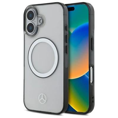 Mercedes Mehmp16S23Huokc Iphone 16 6.1 Transparent Hardcase Printed Logo Magsafe