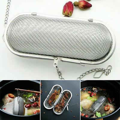 Фильтр для заварки чайных шариков из нержавеющей стали, листья, сито для специй и трав, сетка