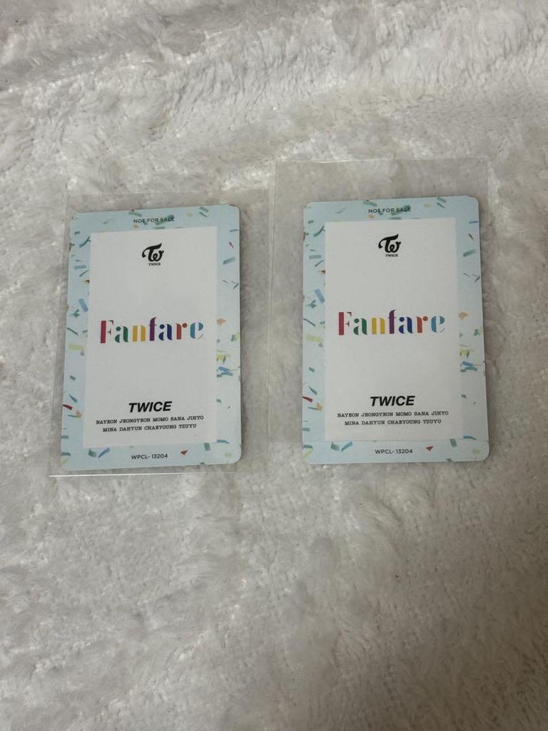 [Б/У] Twice Nayeon Fanfare FC Эксклюзивный Билет на Хай-Тач
