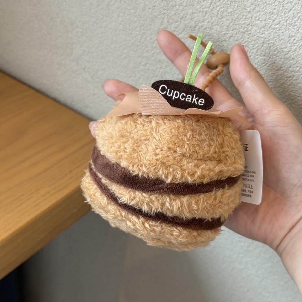 Cookie Cupcake Sandwich Cheese Doll Afternoon Tea Series Dessert Plush Keychain Jewelry Gfit