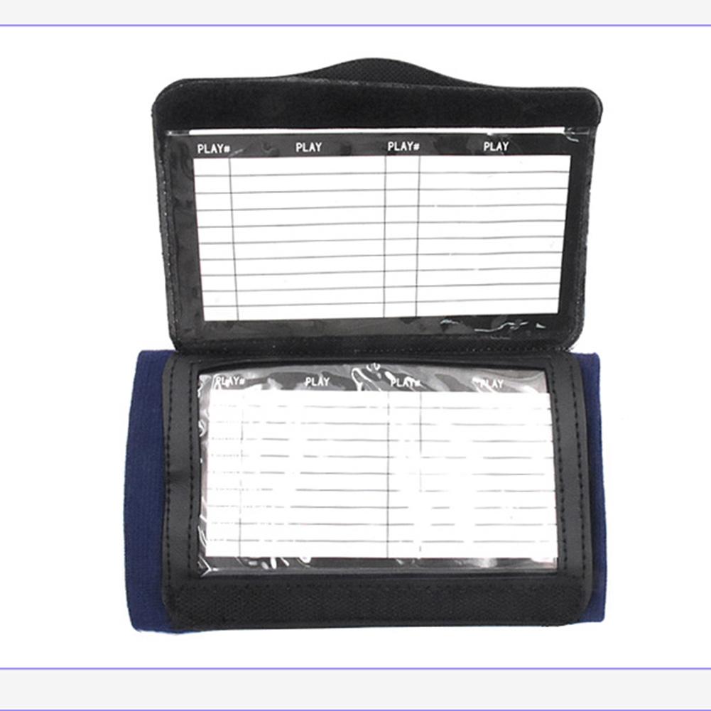 Футбольные игровые напульсники Напульсник тренера Напульсник QB Напульсник с плейбуком квотербека для футбола, бейсбола, софтбола для знаков