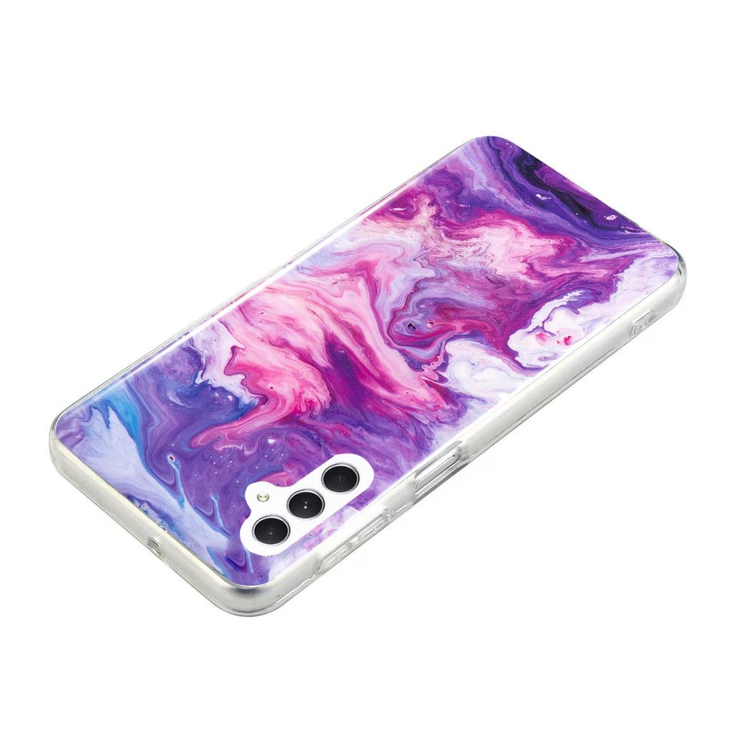 For Samsung Galaxy A54 5G Marble Pattern Phone TPU Case Anti-scratch IMD Phone Cover