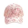 Embroidered Bee Hat Baseball with Rhinestone Bow, Bees Butterflies Pattern Sun Curved Brim Cap Hat, Adjustable Metal Buckle Sport for All-Season Wear