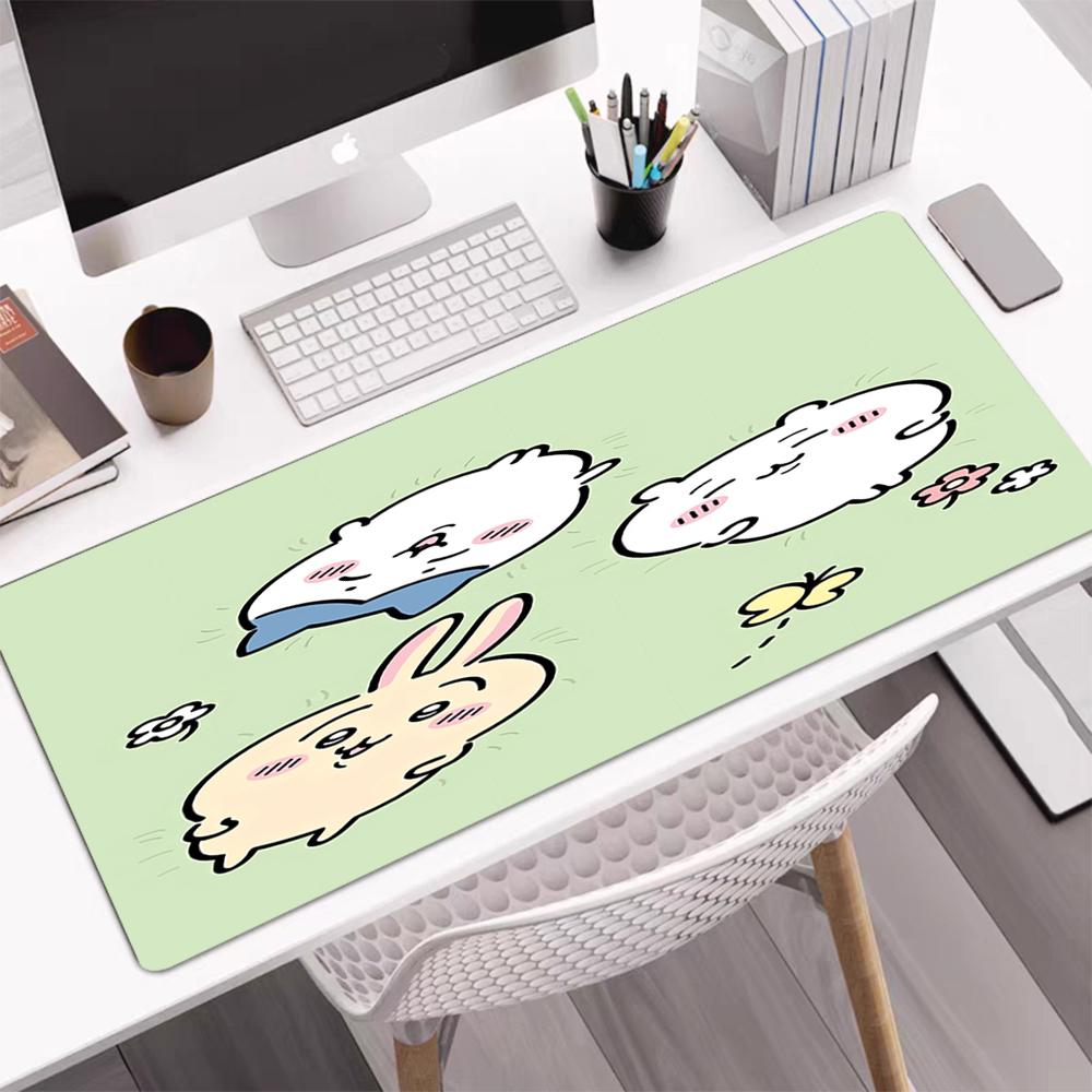 Usagi Theme Mouse Pad, Non Slip Rubber Base, Multifunctional Office & Home Decor, Perfect for Workspace Personalization.
