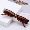 Fashion Trending UV400 Small Rectangle Sunglasses Small Frame Retro Sun Glasses Narrow Sunglasses
