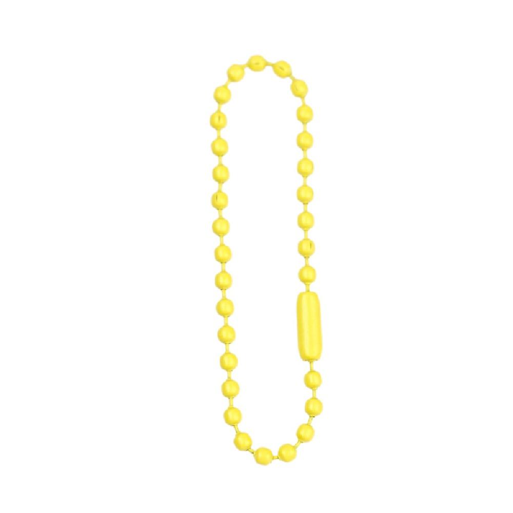 Цветная шариковая цепочка-коннектор 20/12 см, подходит для брелка, ключа, железная цепочка, куклы, бирка, DIY изготовление ювелирных изделий, цепочка для подвешивания игрушек