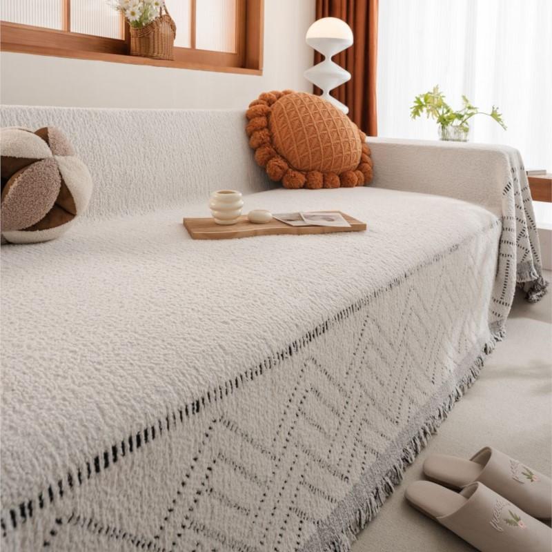 Funda Sofa Living Room Sofa Mat Throw Autumn Winter Sherpa Camping Sofa Cover Двусторонний доступность