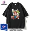 Модная трендовая футболка Super Mary из чистого хлопка женская с коротким рукавом стильная летняя свободная нишевый стиль рукав 3/4 универсальные топы