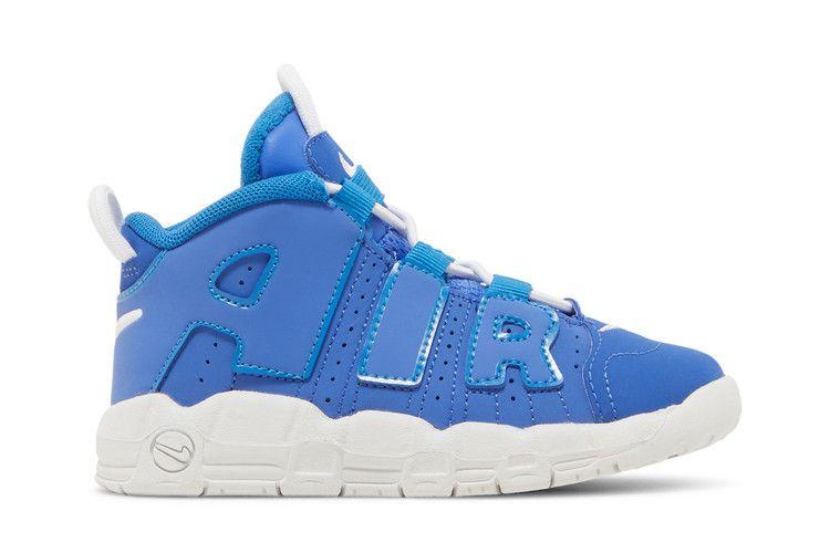 Детские кроссовки Nike Air More Uptempo Battle Blue (ТД) Средний синий/Боевой синий/Белый