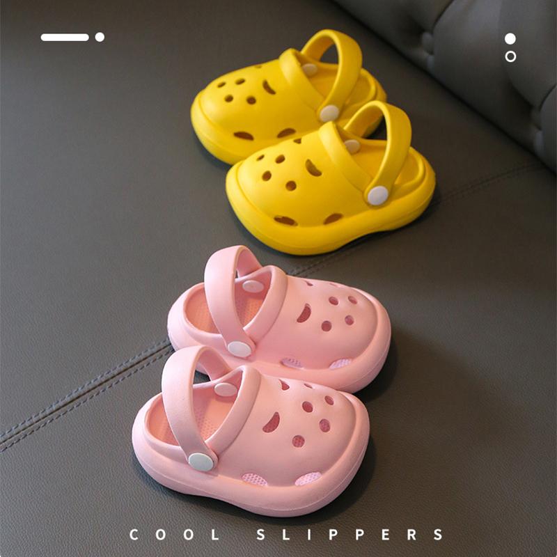 Детская обувь с отверстиями, мужские и женские сандалии и тапочки корейской версии, дышащая садовая обувь, летние сандалии и тапочки