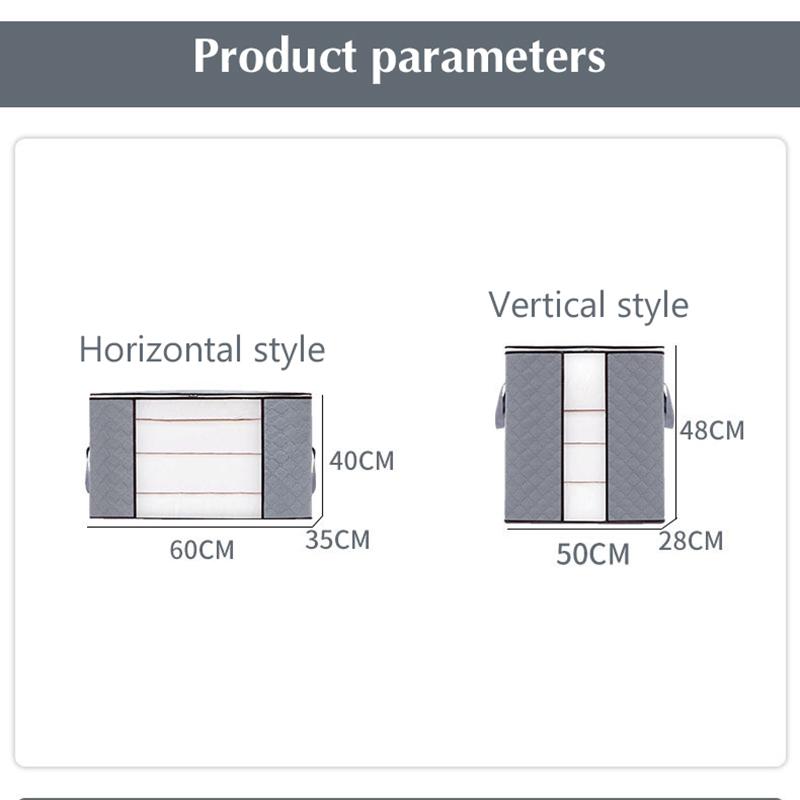 Органайзер для хранения одежды, сумка для упаковки багажа при переезде, влагонепроницаемая сумка, нетканый мешок для хранения одеял, упаковочная сумка