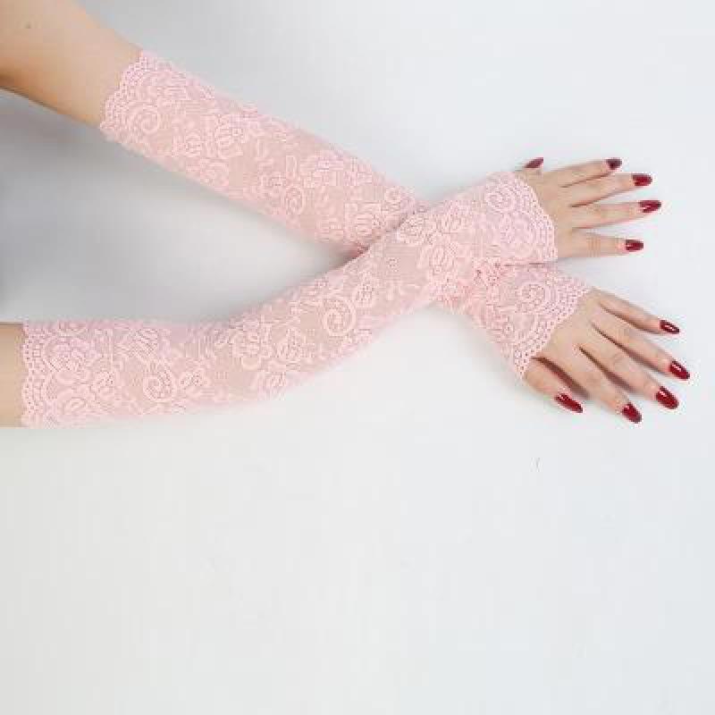 Summer Ice Silk Sleeves, Sunscreen Women's Gloves, UV Protection, Driving Dance, Long Arm Protection Sleeves