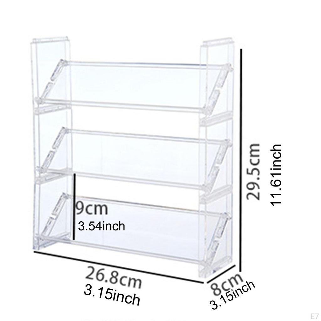 Прозрачный органайзер для хранения косметики, держатель для помады для ювелирных изделий