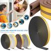(Great home)Door And Window Sound Insulation Strip D-type Anti-collision Strip Self-adhesive