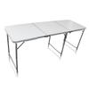 MERMONT Outdoor Table Large Folding 180cm X 60cm Height Adjustable Compact Aluminum Table Outdoor Camping Lightweight Fishing Workshop Event Use