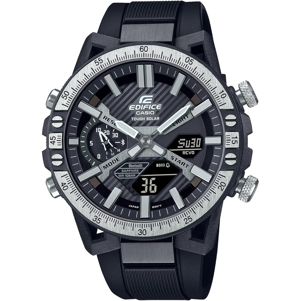 Мужские часы Casio Edifice с солнечной батареей и Bluetooth, сапфировое стекло, ECB-2000YTP-1AJF, черные