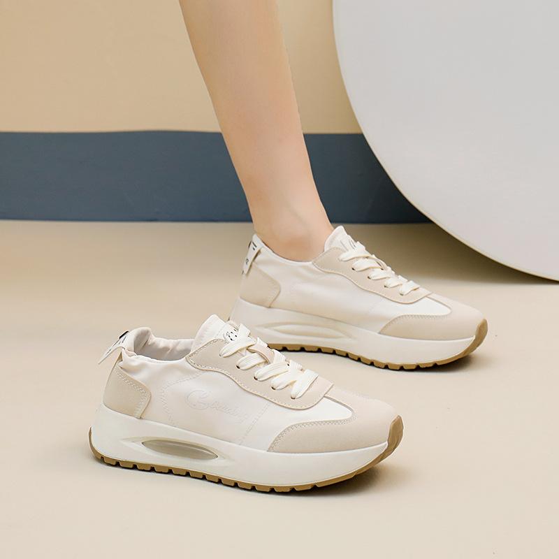 Mesh Low-Top Dad Shoes Women's Summer New Breathable Student Sports Height Increasing Leisure