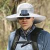 Breathable Solar Fan Hat UV Protection Fishing Bucket Hat Sun Hat with Fan  Hot Weather