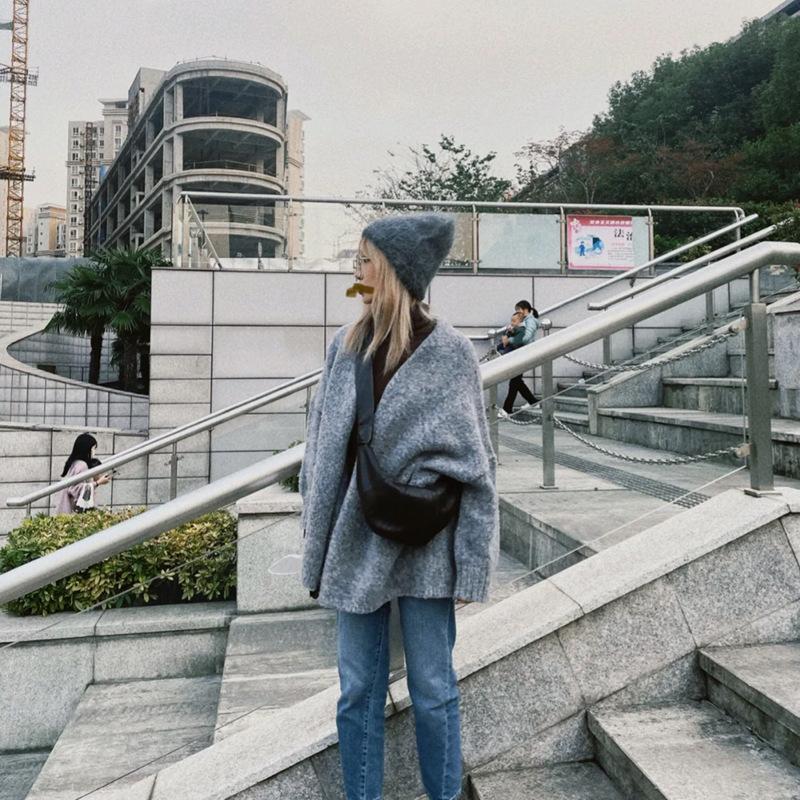 Plush Hat Women's Knitting Hat Wool Hat Winter Hats for Women Men Soft Warm Unisex Cuffed Beanie