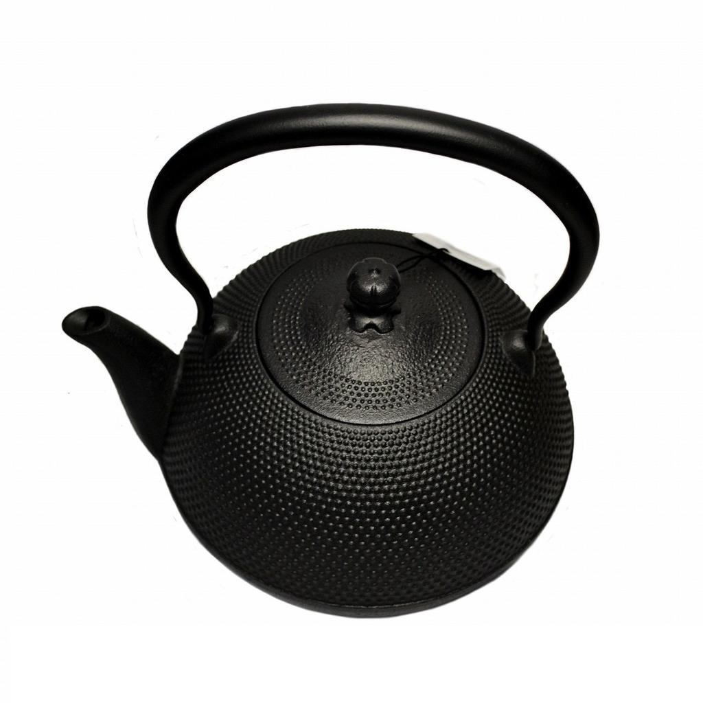 Oigen Casting Nanbu Iron Kettle Made In Japan Natsume Arale Black 1.2L H-143