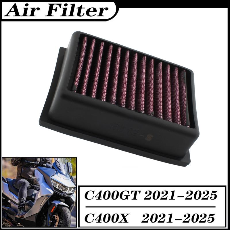 FOR BMW C400GT C400X 2021-2025 C400 GT C 400 X Motorcycle High Flow Air Filter Intake Cleaner