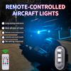 Светодиодные стробоскопы для самолетов с беспроводным пультом дистанционного управления, фонари для мотоциклов, красочные автомобильные декоративные светильники для предотвращения столкновений