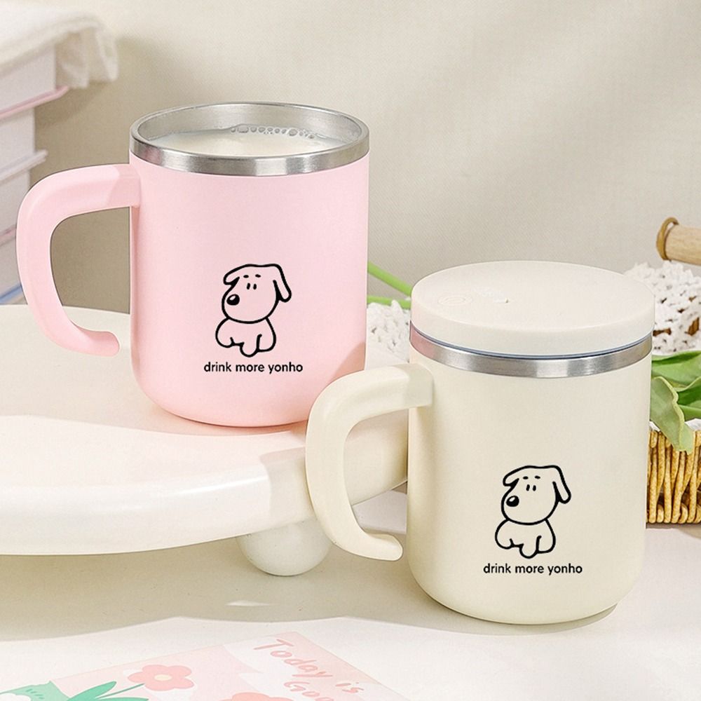 Detachable Design Automatic Stirring Cup Stirring Lid Electric Drink Mixer Office Use