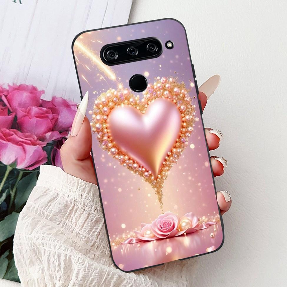 Чехол For LG V40 ThinQ Чехол-крышка Силиконовый Роскошный Модный Милый Кот Крутой Ударопрочный Бампер Корпус Для LG V405 LM-V405 LM-V409N