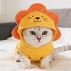 Смешные животные Лягушка Косплей Собака Худи Удобные Акула Лев Щенок Одежда Пальто Утолщенный Милый Стиль Домашнее Животное Собака Худи Уличный