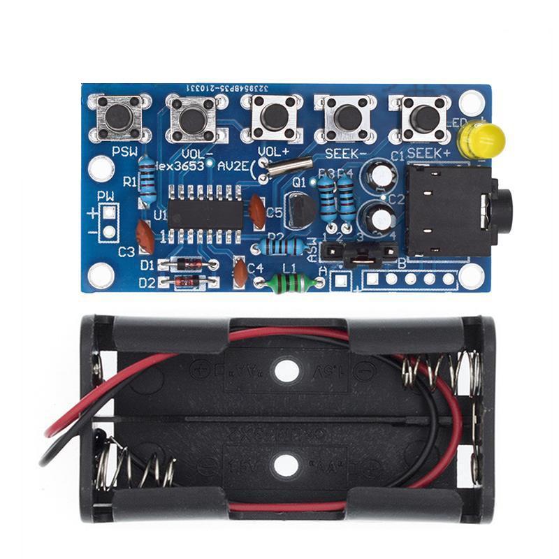 76МГц-108МГц Электронный DIY-набор DIY Беспроводной стерео FM-радиоприемник Модуль