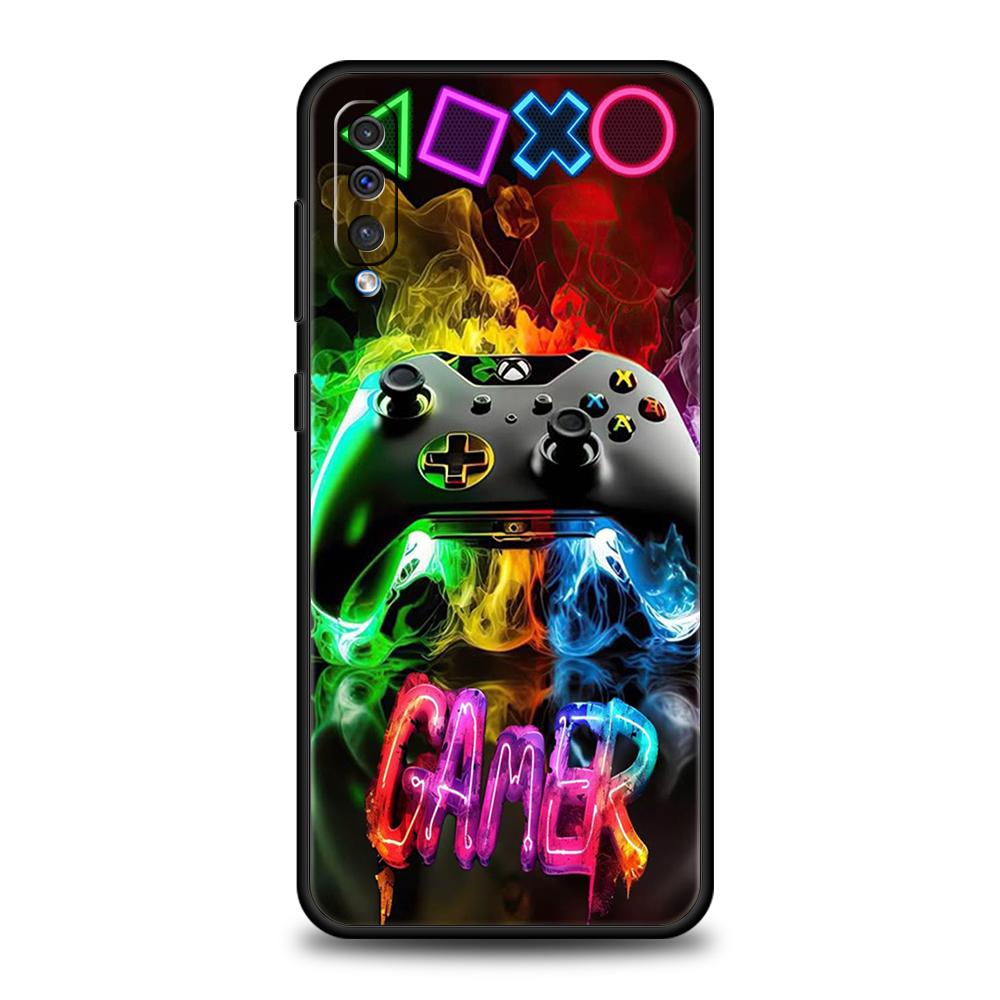 Чехол для телефона Samsung Galaxy A56 A36 A26 A06 A16 A24 A36 A54 A14 A42 A22 A20 A12 A10 5G Мягкий ТПУ Оболочка Технология Игровая Консоль