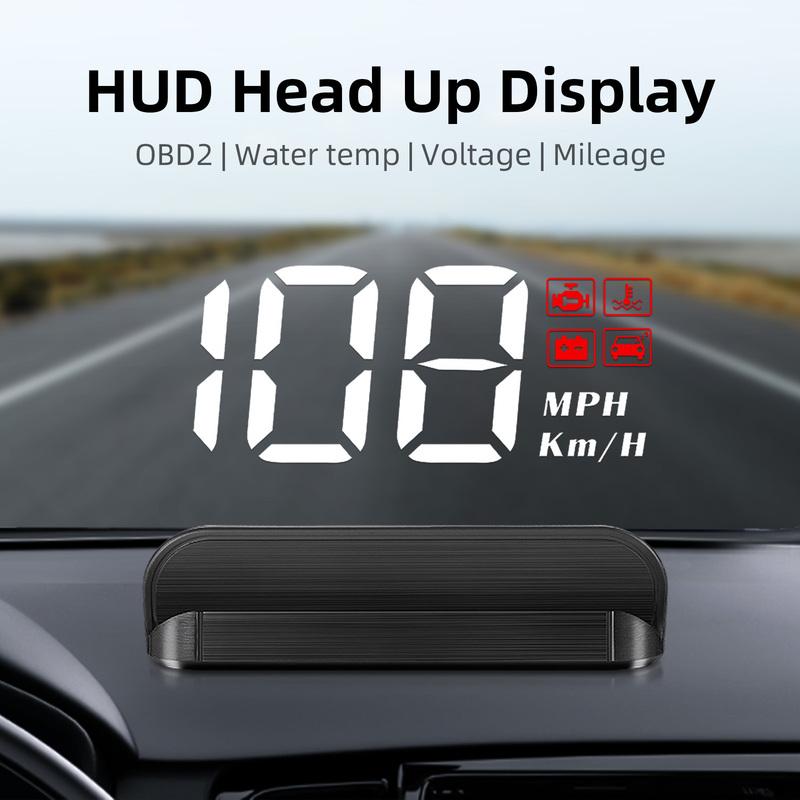 M3 HUD OBD2 Дисплей Бортового Компьютера Автомобиля Head-up Sisplay Лобовое Стекло Проекция Крупным Шрифтом Спидометр Температура Напряжение Сигнализация