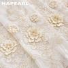 1 шт. NAPEARL Французское роскошное кружево с рельефной вышивкой, полупрозрачная тюль, высота 260 см, для гостиной, спальни, украшения окна, домашнего декора