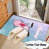 Custom Name Cowardly-Dog Adventure Carpet, Chair Rug,Area Rug for Office Bedroom living rooms bedroom, Doormat decor Christmas fan gifts