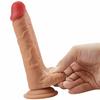 19 см товары для взрослых, жидкий силиконовый фаллоимитатор, ремешок на анальную пробку, женские секс-игрушки, реалистичный пенис, целомудрие, фистинг, БДСМ, мастурбатор