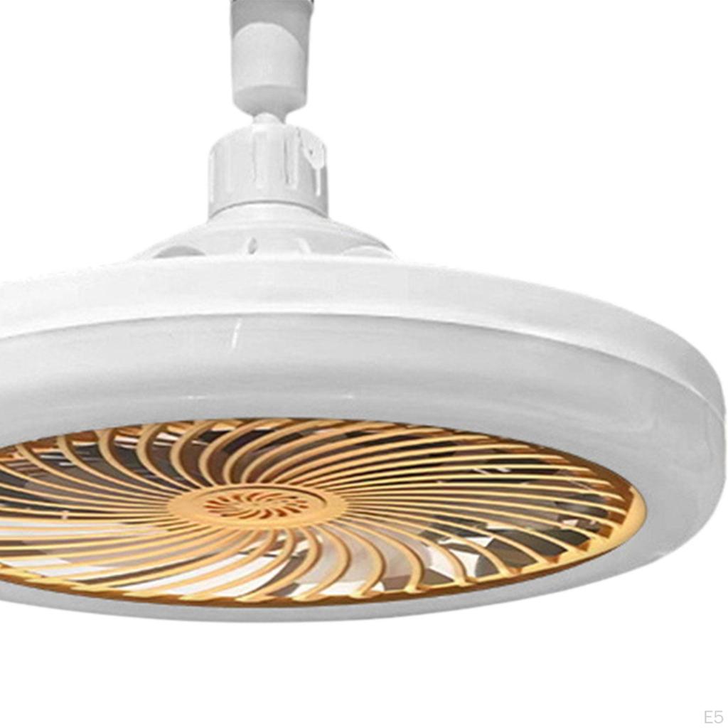 Ceiling Fan Energy Saving,LED with Control 3 Speeds E27 LED Lighting Fans for Bedroom Office