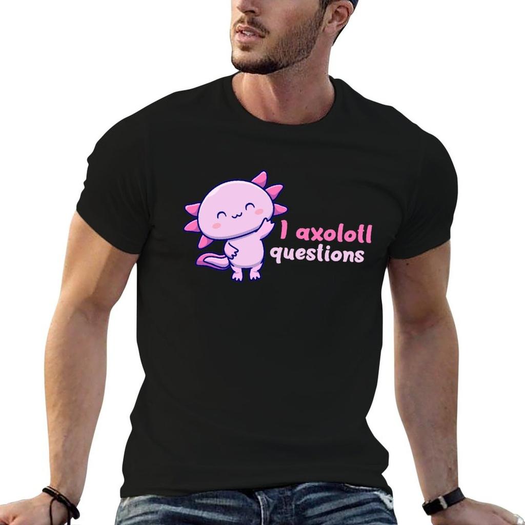 I Axolotl Questions Tshirt Classic Graphic Short Sleeve Top