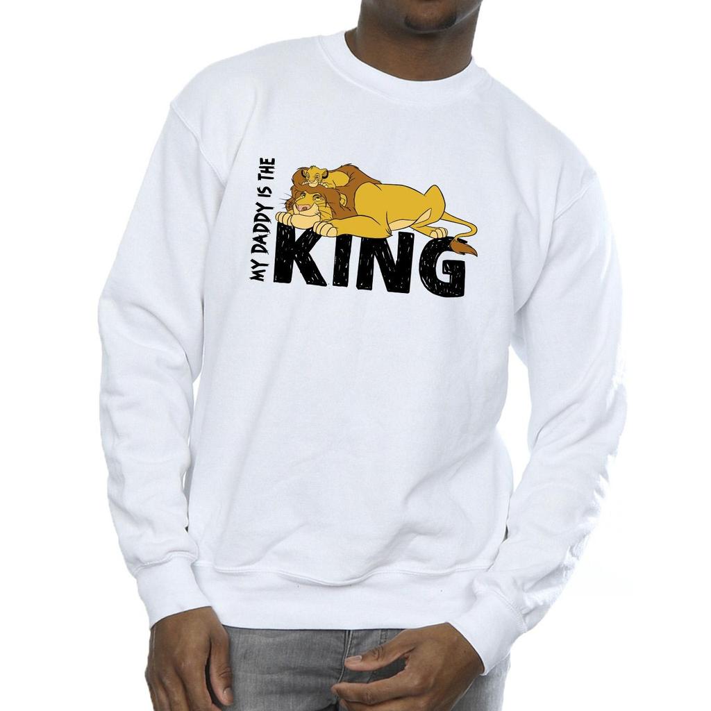 Disney Mens The Lion King Daddy Is King Sweatshirt