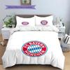 FC Bayern München Pattern Bedding Quilt Set  Home Decoration  Gift (1 * duvet cover + 2 * pillowcase  without core)