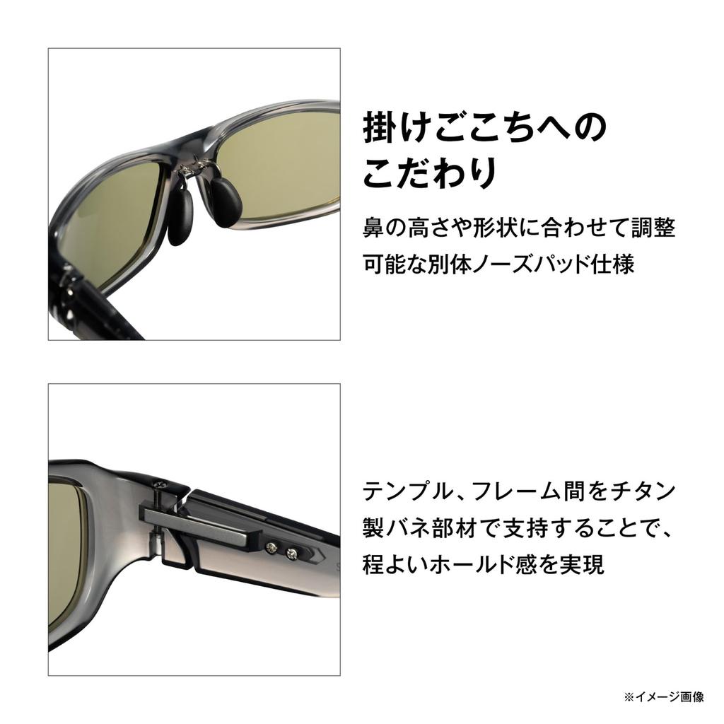 SHIMANO STL302 Поляризованные очки Зеркальные линзы прозрачного голубого цвета UJ-302W, Серый/TrueView