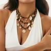 Летнее Океанское Ожерелье-Подвеска Ветровка Ювелирные Изделия Сексуальный Леопардовый Принт Милый Крутой Чокер Женский Воротник