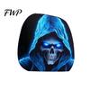 Decorative Car Headrest Protector Funny Covers, Ice Silk Double Side Breathable Cover Print, Stretchable Universal Auto Seat Neck Pillow Cartoon
