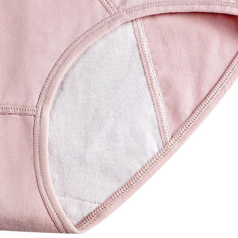 Женское физиологическое нижнее белье больших размеров, хлопковые физиологические брюки с защитой от боковых протечек, дышащие и быстросохнущие трусы в упаковке
