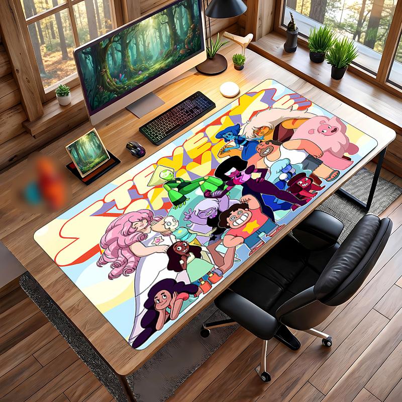 Steven Universe Printed Mouse Pad Non-Slip Waterproof Rubber Desk Mat for Gaming Office Laptop Home Decor Gift