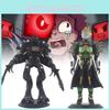 Unique 17.5cm Female Pencil Figure And Three Body Titan Figurine Decorative Toy Set