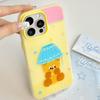 Мультяшный силиконовый чехол Zhitai для iPhone 15 Pro Max, 16 Pro, 14, 13, 12