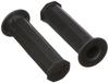 Kijima Motorcycle Octagonal Rubber 125mm X Parts, Grips, 22.2mm Diameter, Non-Penetrating Type, Universal, Black, 201-196